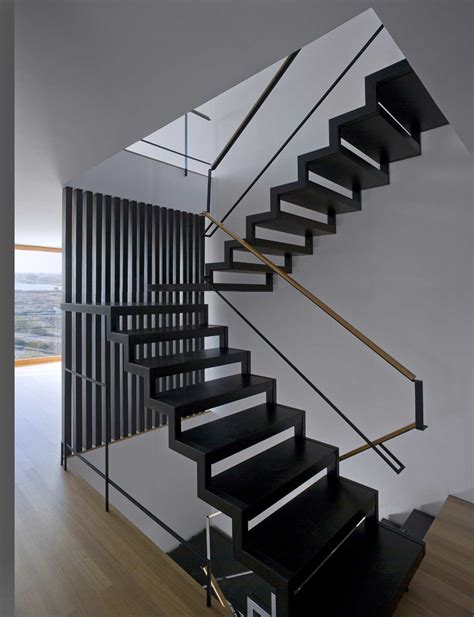 residential steel staircase design